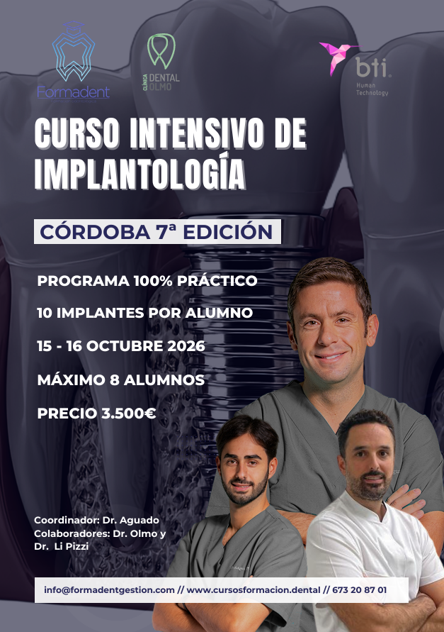 banner curso intensivo de implantología en Málaga